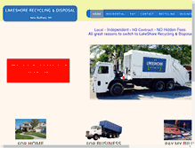 Tablet Screenshot of lakeshorerecycle.com